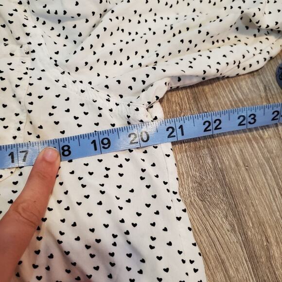 Velvet heart large women's button down blouse - Picture 7 of 12